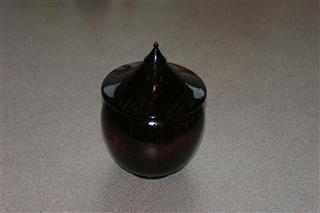 Pagoda ash pot by Pat Hughes